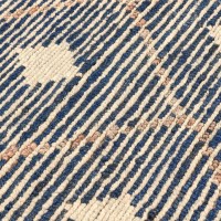 Reign Diamond Handwoven Area Rug Indigo 26x8