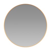 20 Round Gold Metal Framed Wall Mirror Large Accent Mirror for Bathroom Vanity Entryway Dining Room Living Room