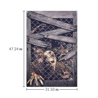 Fun Little Toys Halloween Zombie Screen Window Door Cover Party Decors