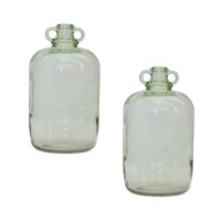 Glass Jug Vase Set Of 2