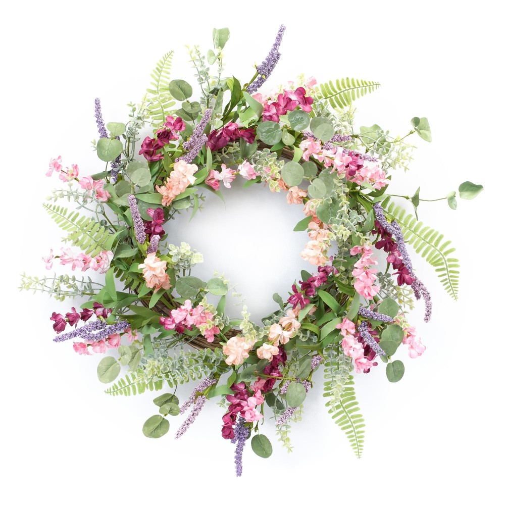 Mixed Floral Wreath