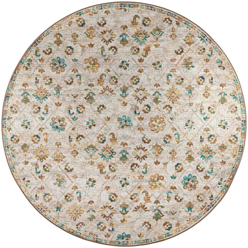 Jericho JC8 Parchment 8 x 8 Round Rug