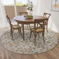 Jericho JC8 Parchment 8 x 8 Round Rug