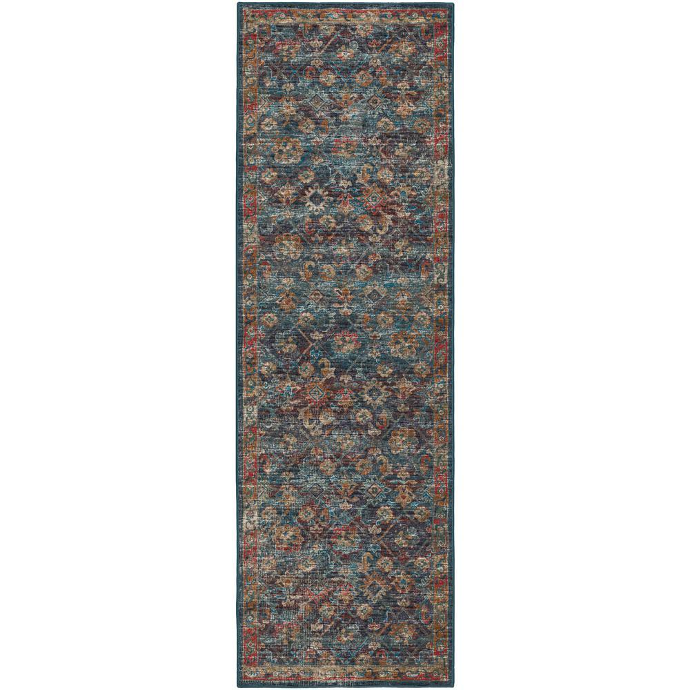 Jericho JC8 Navy 26 x 8 Runner Rug