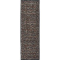 Jericho JC10 Midnight 26 x 8 Runner Rug