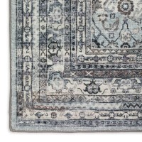 Jericho JC7 Pewter 26 x 12 Runner Rug