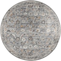 Jericho JC4 Silver 8 x 8 Round Rug