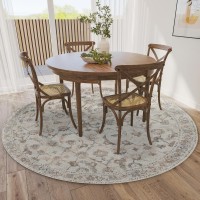 Jericho JC4 Linen 8 x 8 Round Rug