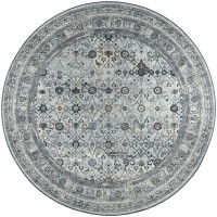 Jericho JC7 Pewter 10 x 10 Round Rug