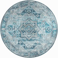 Jericho JC5 Denim 4 x 4 Round Rug