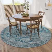 Jericho JC5 Denim 4 x 4 Round Rug