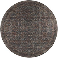 Jericho JC10 Midnight 6 x 6 Round Rug