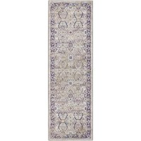 Jericho JC1 Oyster 26 x 8 Runner Rug