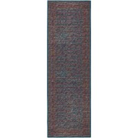 Jericho JC7 Navy 26 x 12 Runner Rug