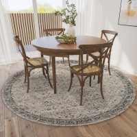 Jericho JC10 Taupe 4 x 4 Round Rug