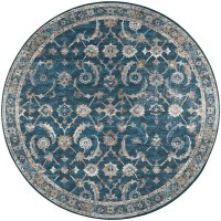 Jericho JC4 Navy 10 x 10 Round Rug