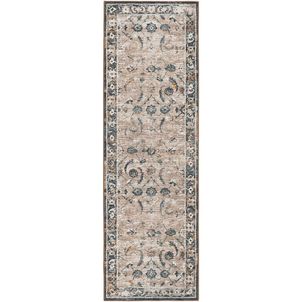 Jericho JC4 Taupe 26 x 12 Runner Rug