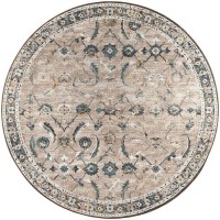 Jericho JC4 Taupe 4 x 4 Round Rug