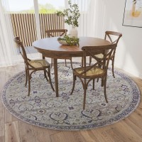 Jericho JC1 Oyster 6 x 6 Round Rug