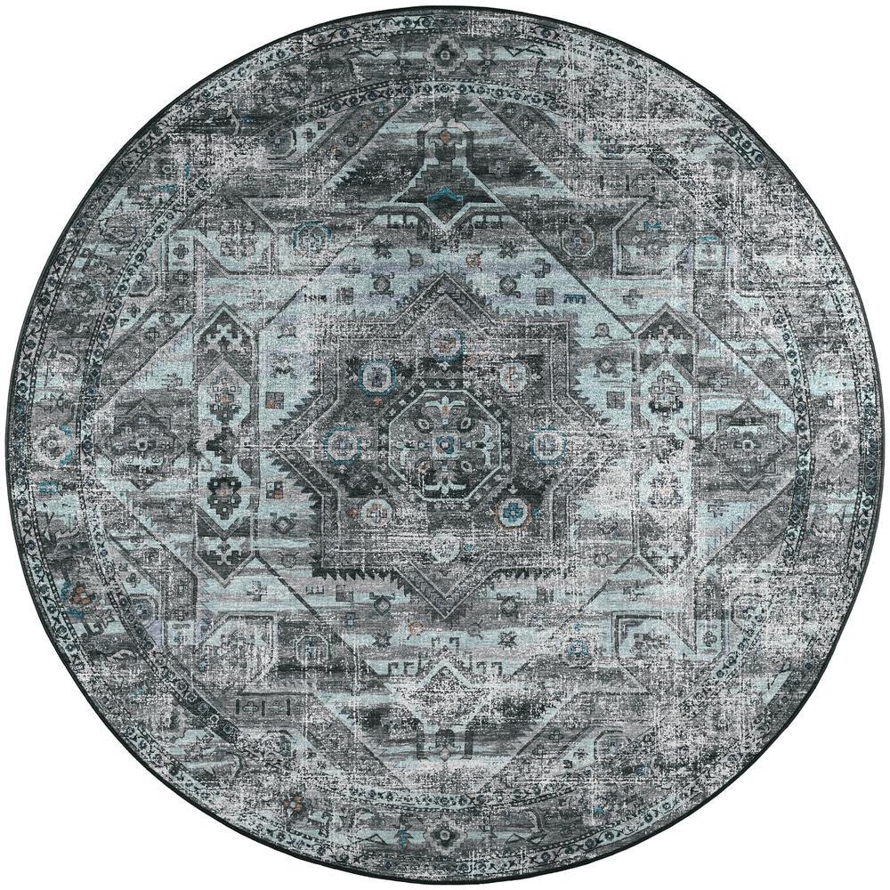 Jericho JC5 Steel 4 x 4 Round Rug