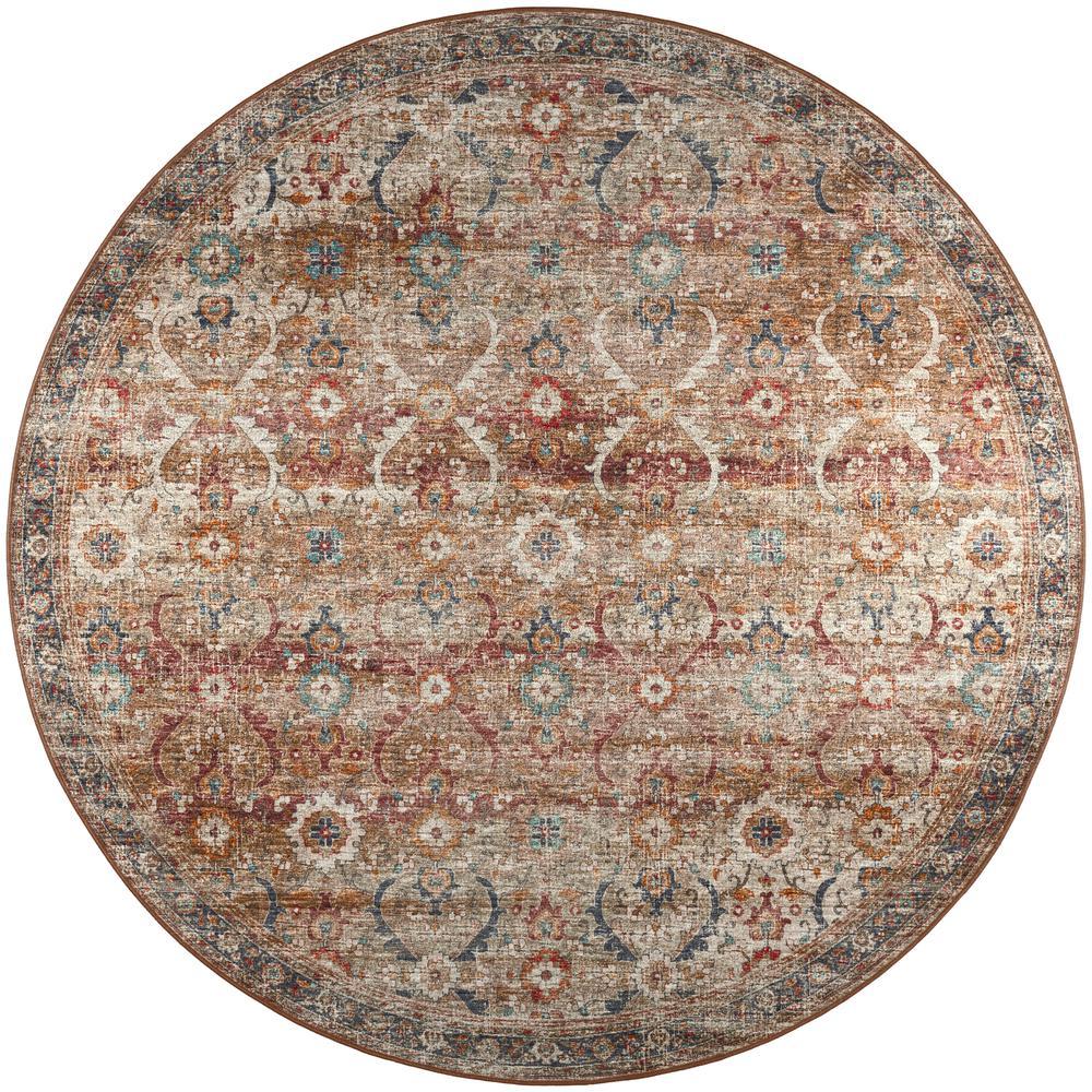 Jericho JC1 Taupe 8 x 8 Round Rug