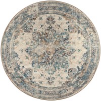 Jericho JC6 Linen 6 x 6 Round Rug