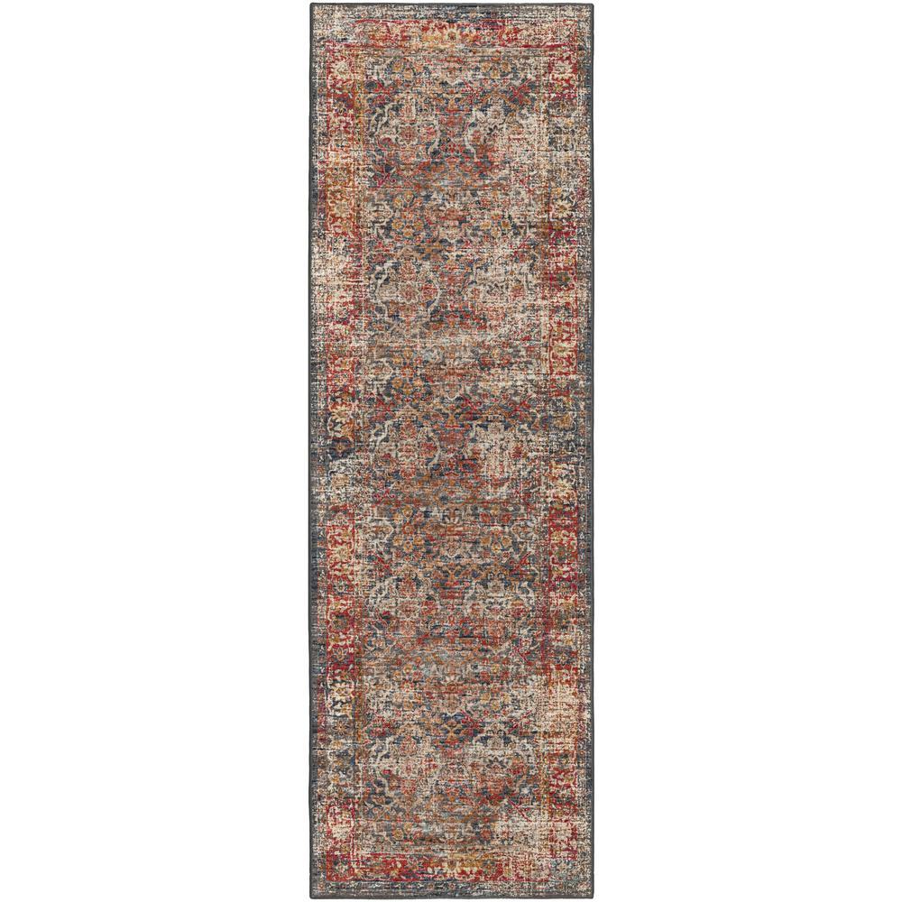 Jericho JC3 Charcoal 26 x 10 Runner Rug