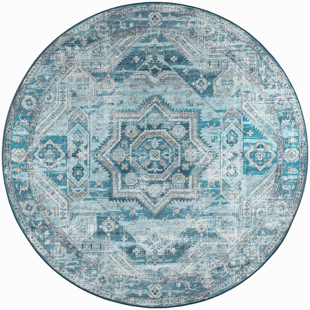 Jericho JC5 Denim 10 x 10 Round Rug