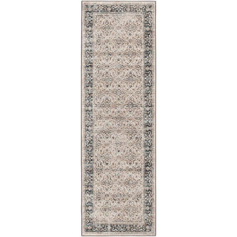 Jericho JC10 Taupe 26 x 8 Runner Rug