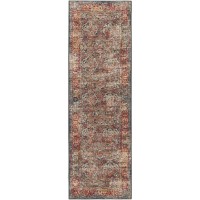 Jericho JC3 Charcoal 26 x 12 Runner Rug