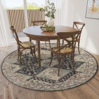 Jericho JC9 Midnight 6 x 6 Round Rug