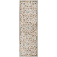 Jericho JC8 Parchment 26 x 12 Runner Rug