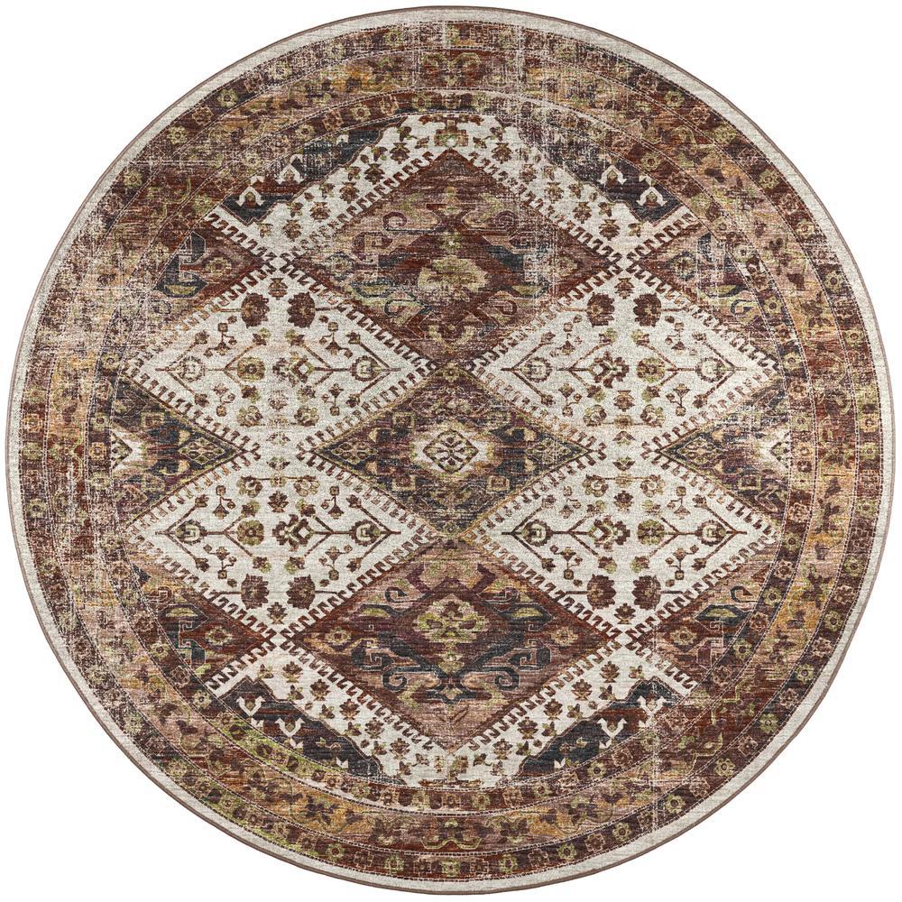 Jericho JC9 Putty 4 x 4 Round Rug