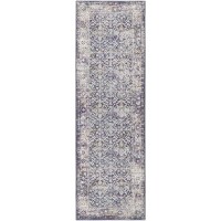 Jericho JC3 Violet 26 x 12 Runner Rug