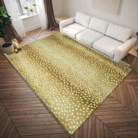 IndoorOutdoor Mali ML3 Gold Washable 3 x 5 Rug