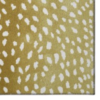 IndoorOutdoor Mali ML3 Gold Washable 3 x 5 Rug