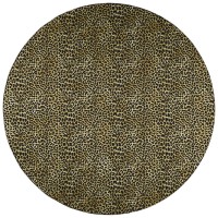 IndoorOutdoor Mali ML2 Gold Washable 6 x 6 Round Rug