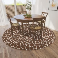 IndoorOutdoor Mali ML4 Chocolate Washable 8 x 8 Round Rug