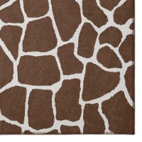 IndoorOutdoor Mali ML4 Chocolate Washable 8 x 8 Round Rug