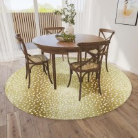 IndoorOutdoor Mali ML3 Gold Washable 8 x 8 Round Rug