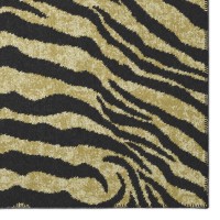 IndoorOutdoor Mali ML1 Gold Washable 8 x 8 Round Rug