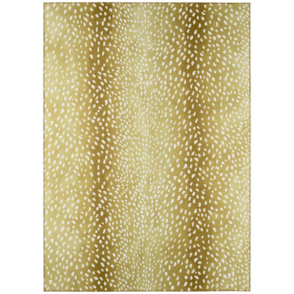 IndoorOutdoor Mali ML3 Gold Washable 9 x 12 Rug