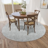 IndoorOutdoor Mali ML2 Flannel Washable 8 x 8 Round Rug