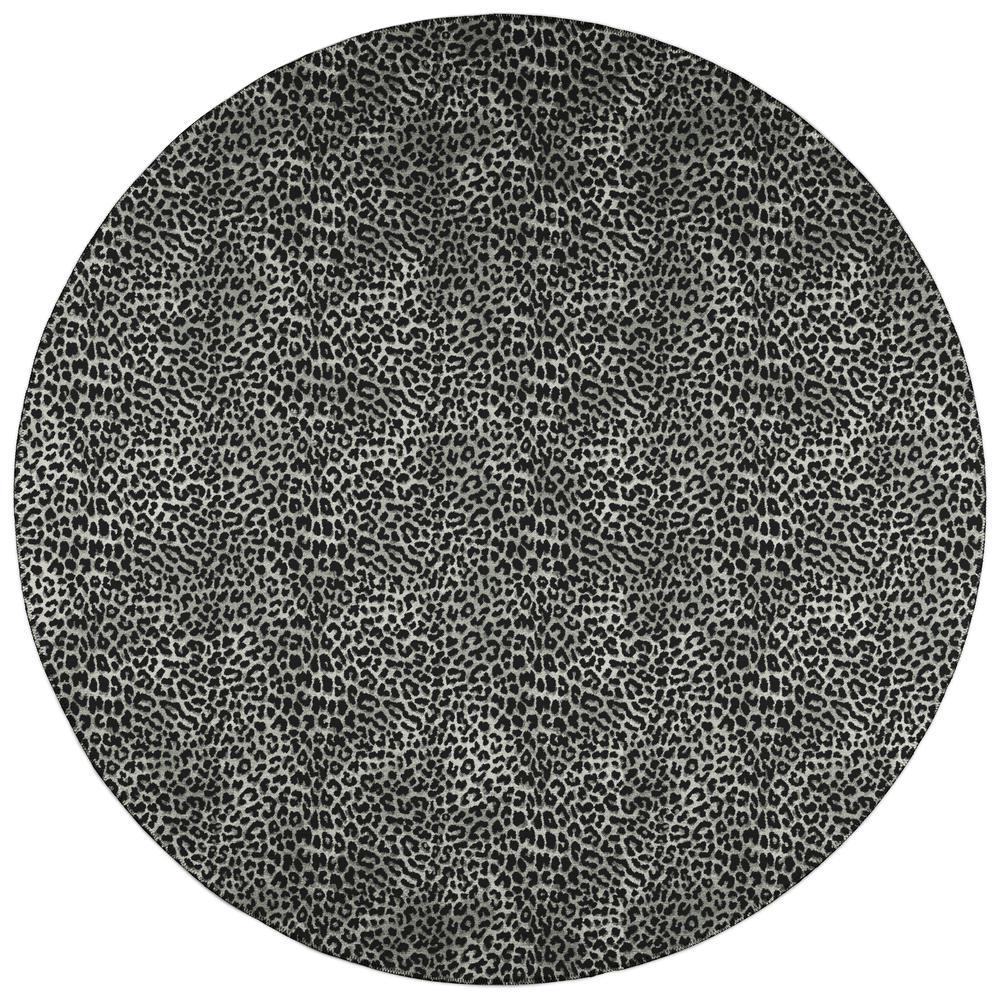 IndoorOutdoor Mali ML2 Midnight Washable 10 x 10 Round Rug