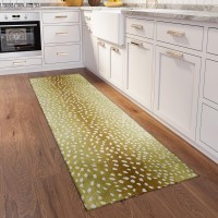 IndoorOutdoor Mali ML3 Gold Washable 23 x 76 Runner Rug