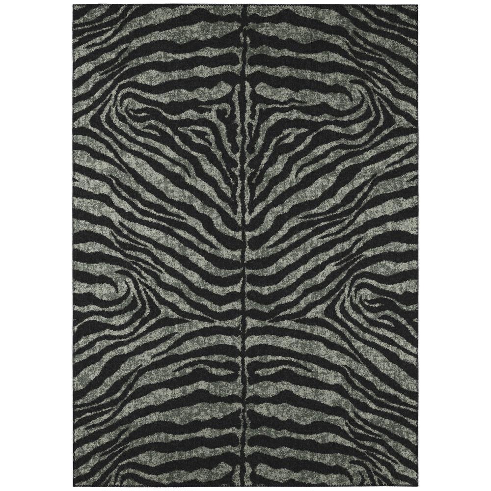 IndoorOutdoor Mali ML1 Midnight Washable 10 x 14 Rug