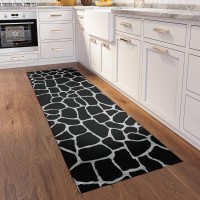 IndoorOutdoor Mali ML4 Midnight Washable 23 x 10 Runner Rug