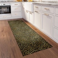 IndoorOutdoor Mali ML2 Gold Washable 23 x 12 Runner Rug