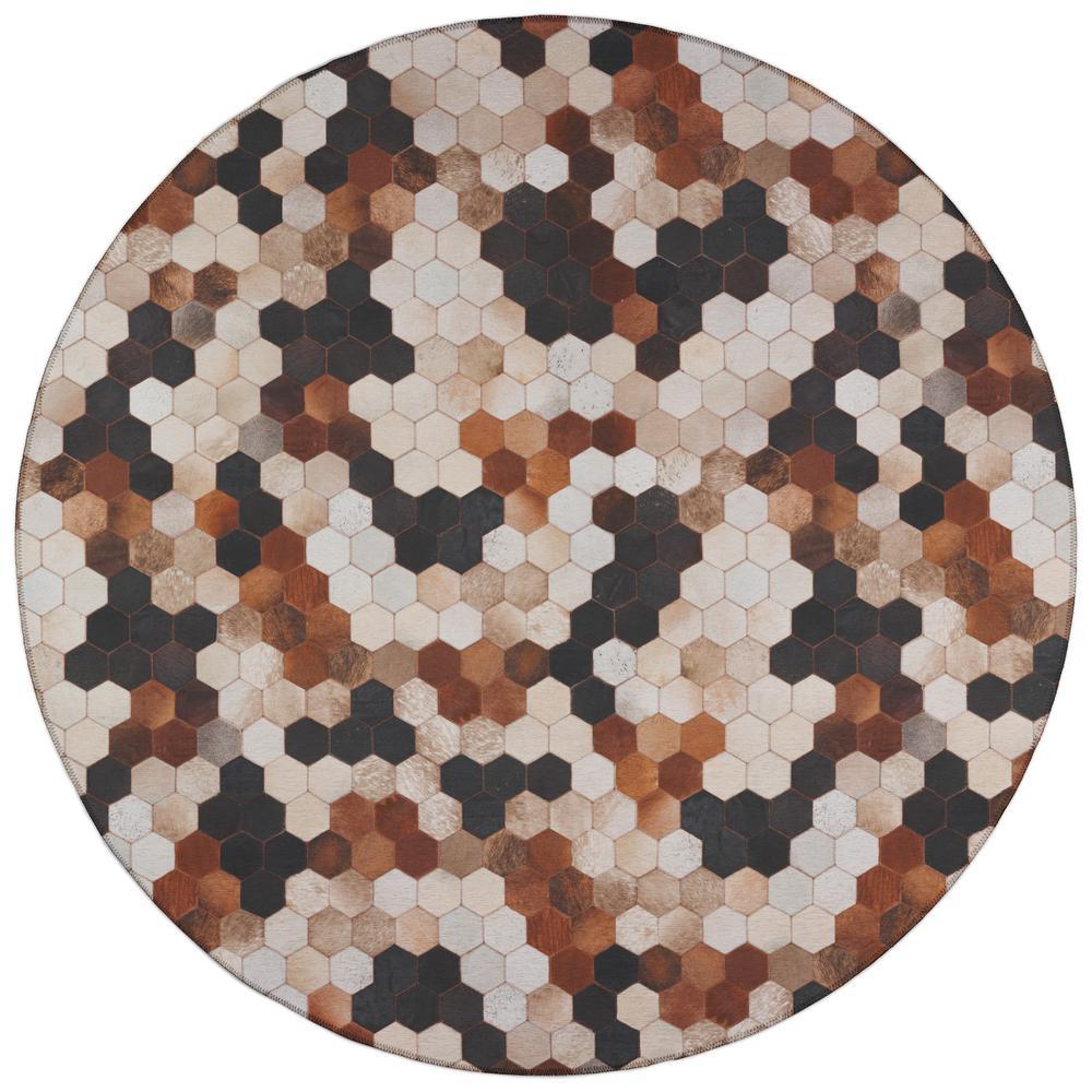 IndoorOutdoor Stetson SS9 Canyon Washable 8 x 8 Round Rug