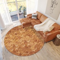 IndoorOutdoor Stetson SS5 Spice Washable 10 x 10 Round Rug